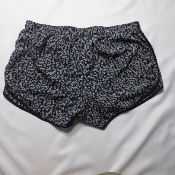 4/$14 CK CALVIN KLEIN womens SWIM SHORT black WHITE cover up BOTTOM SIZE XXL - Picture 8 of 8